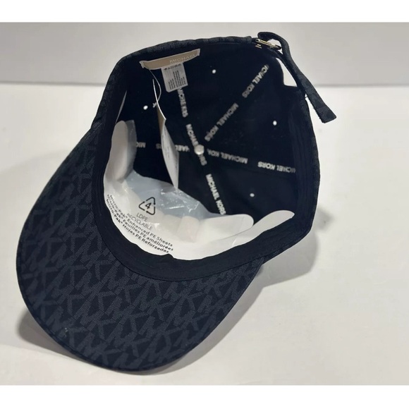 Michael Kors Women All Over Logo / Black  Cotton Cap - One Size - Picture 8 of 9
